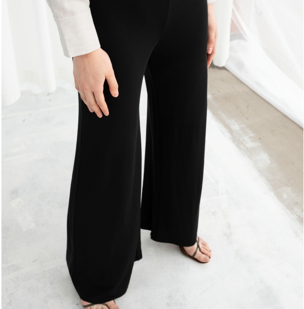 NEW! & other stories high waisted flared pants